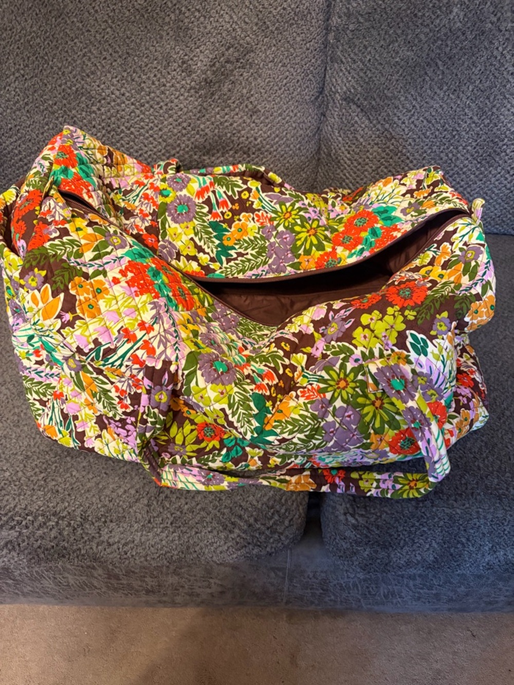 Vera Bradley XL Travel Duffel in Evening Garden